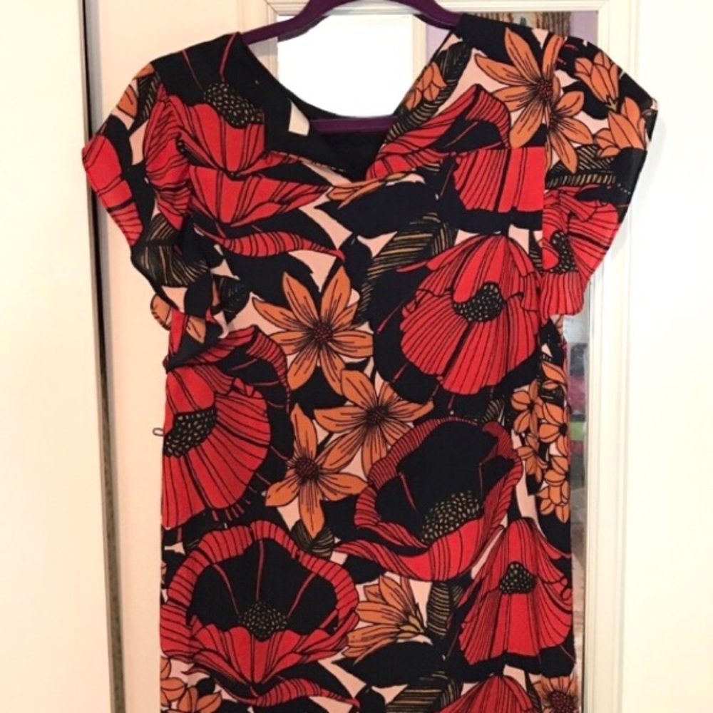 Ann Taylor Floral Shift Dress